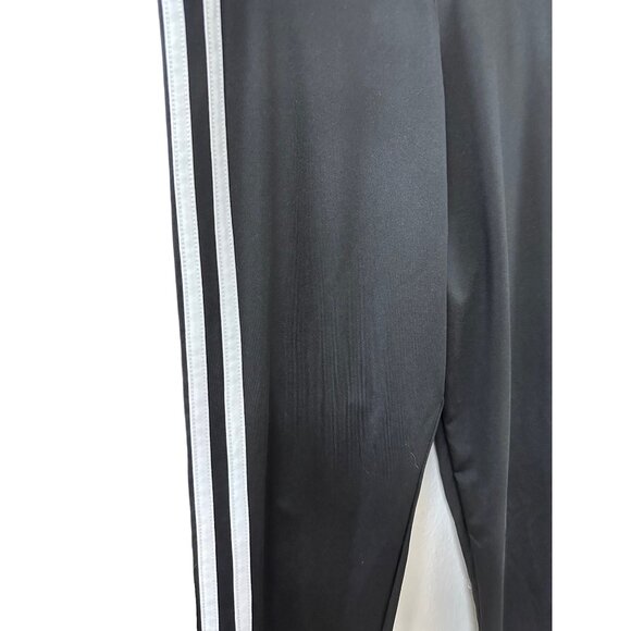 🌸3/$15🌸Black Adidas Joggers with White Stripe Down Leg sz Small - Picture 2 of 7